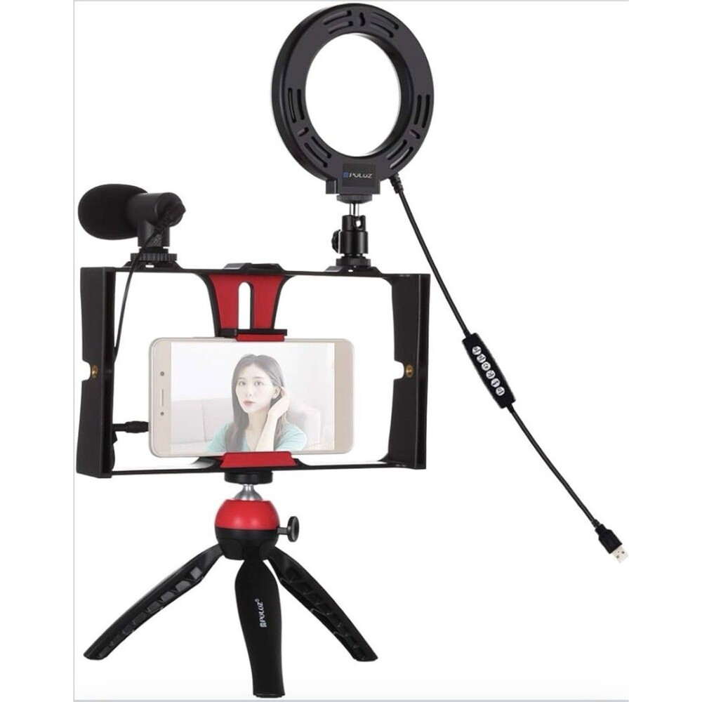 HELIX Brand 4 In 1 Vlogging Kit Phone Video Recording Stabilizer Video Rig.